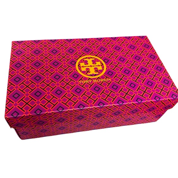 Tory Butch Mini Miller Thong Sandal Black Signature Logo size 5.5 - Picture 2 of 14